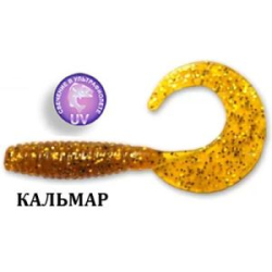 Силиконовая приманка Crazy Fish Angry Spin 2" 21-45-9-6 кальмар цв. caramel (карамель)