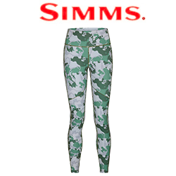 Simms Women's Bugstopper Legging, Regiment Camo Clover