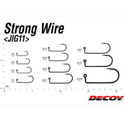 Крючок одинарный Decoy Jig 11B #3/0 (7 шт.)