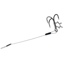 Оснастка стингер BKK Assist Spear Stinger-7X7 Wire (Zander - 6cm, 7kg, 0.36mm) (A-EU-1430) - 4# (2шт)