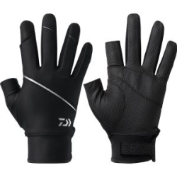 Перчатки Daiwa DG-3025W Titanium Alpha Casting Gloves 2 Cuts [Black] XL