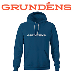 Grundens Wordmark Hoodie, Navy