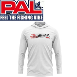 PAL Feel the fishing vibe белая Джерси с капюшоном