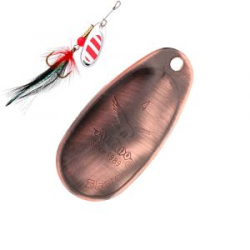 Блесна вращающаяся Mikado Blaster №1 - медь состаренная (Арт.PMB-OBL-1-OM)