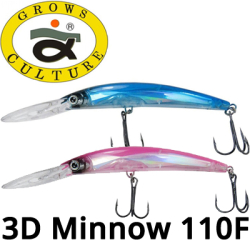 Grows Culture Cristal 3D Minnow 17g 110mm