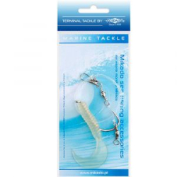 Готовая оснастка на треску Mikado Pilk Twist Rig (7,5cm, крюч. №6/0) светонакопит. (LS-A060-7.5-08)