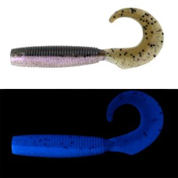 Силиконовая приманка Daiwa Bait Junkie 4" Grub цв. PEARL TROUT