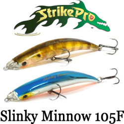 Strike Pro Slinky Minnow 105F (EG-173C)