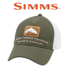 Simms Trout Trucker Cap Hunter Green