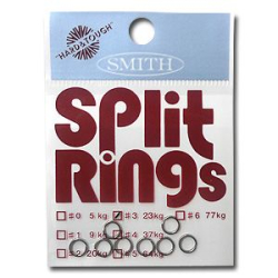 Заводные кольца Smith Split Ring Stainless №4 (37кг. 6шт./упак.)