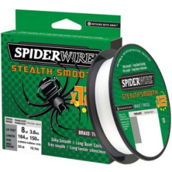 Леска плетеная SpiderWire Stealth Smooth 12 Braid Полупрозрачная 150м 0.29мм 26.4кг