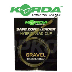 Korda Safezone Leader Hydrid Clip Gravel