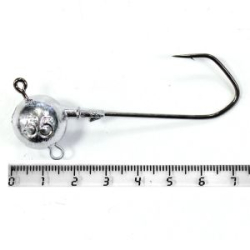 Призёр джиг-головка с ухом для поводка на крючке 6/0 2 шт. 55 гр.