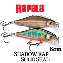 Rapala Shadow Rap Solid Shad SDRSS06