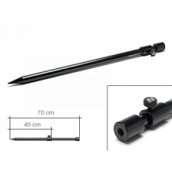 Стойка для грунта телескопическая Nautilus Blacktron 16mm Bankstick 40-70cm NBS-4070