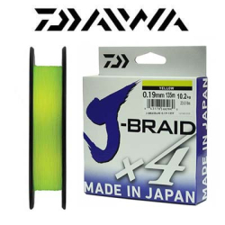 Daiwa J-Braid X4 135m (флуор.-желтая) 