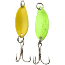 Блесна колеблющаяся Mikado Trout Campione Mini 1,4гр./2,2см - FLUORO GREEN/YELLOW (Арт.PMB-WTC-FY)