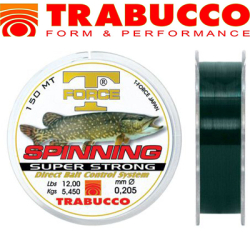 Trabucco T-Force Spinning Pike, Dark Green 150m