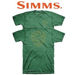 Simms Trout Passion T-Shirt Kelly Heather