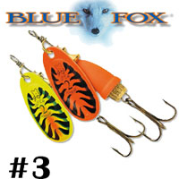 Blue Fox Vibrax Fluorescent #3 (BFF3)