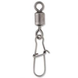 Карабин двойной VMC с вертлюгом DLSS (черный никель) №10 20LB (5шт)