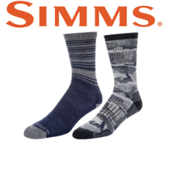 Simms Merino Lightweight Hiker Sock, Admiral Blue