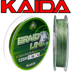 Kaida Braid Line зеленая 135м