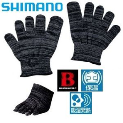 Термоноски Shimano SC-027B (только для пальцев ног) цв. чёрный