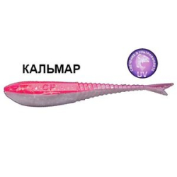 Силиконовая приманка Crazy Fish Glider 3.5" 36-90-9D-6 кальмар цв. pink snow (розовый снег)