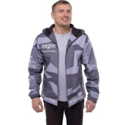Ветровка мембранная Relax Серая Камо р-р XL