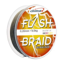 Плетёный шнур Climax Flash Braid 100м 0.18мм 13кг/28lb (зелёный)