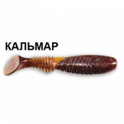 Силиконовая приманка Crazy Fish Dainty 3.3 25-85-57-6 кальмар цв. amber (янтарь)