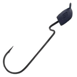 Джиг-головка BKK на офсетном крючке Silent Chaser - Glide 'N Shake (A-EA-1489) -1/4oz, #3/0, Black