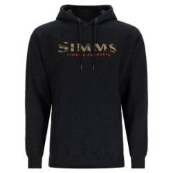 Толстовка Simms Logo Hoody, Charcoal Heather, XXL
