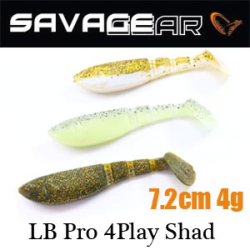 Savagear LB Pro 4Play Shad 7.2 4g 5pcs