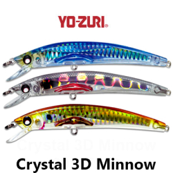 Yo-Zuri Crystal 3D Minnow 90S F979