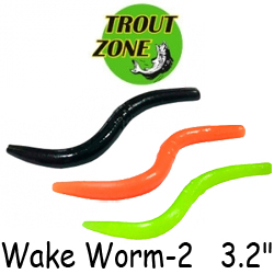 Trout Zone Wake Worm-2 3.2"