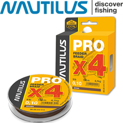 Nautilus Pro Feeder Braid Brown 150м