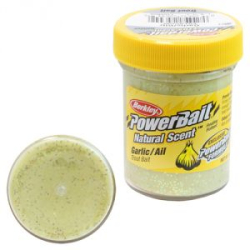 Паста Berkley PowerBait Natural Scent Trout Bait 50 gr Garlic Glitter (1152858)