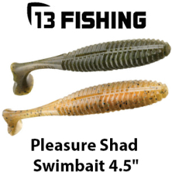 13 Fishing Pleasure Shad Swimbait 4.5"