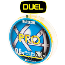 Duel PE Hardcore X4 Pro 200m Yellow