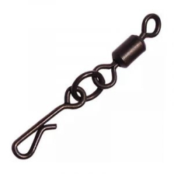 Вертлюг с застежкой, Flexi Change with Ring №4 (4шт) Kosadaka 4109B-4