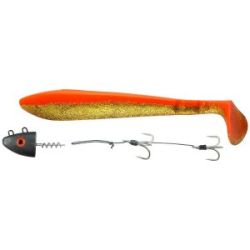 Виброхвост с оснасткой Abu Garcia Mcbeast 26cm 426g Kit SPECKLED GLD SVRTZ