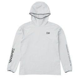 Толстовка Daiwa DE-9224 Stretch Hoodie Shirt (Light Gray) M (4550133488504)