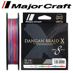 Major Craft Dangan Braid X 200m Multicolor