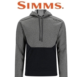 Simms CX Hoody, Steel Heather/Black Heather