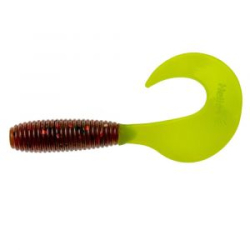 Силиконовая приманка Helios Credo 3,35"/8,5 см Rusty Gold & Lime 7шт. (HS-11-017)