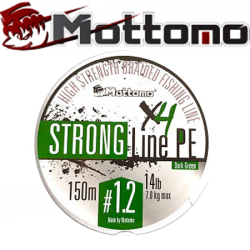 Mottomo Strong Line PE Dark Green 150m