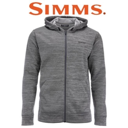 Simms Challenger Hoody - Full Zip '21, Steel Heather