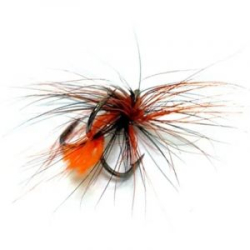 Крючки тройные Sprut ST-36 BC с Мушкой/Color-Black Orange(Size #10) (1уп.*3шт)